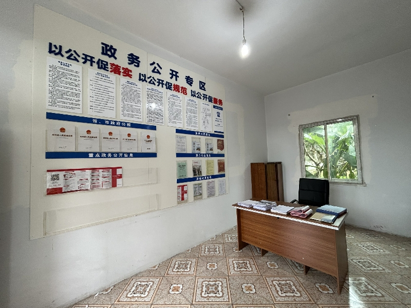 漓江镇官庄村政务公开专区建设