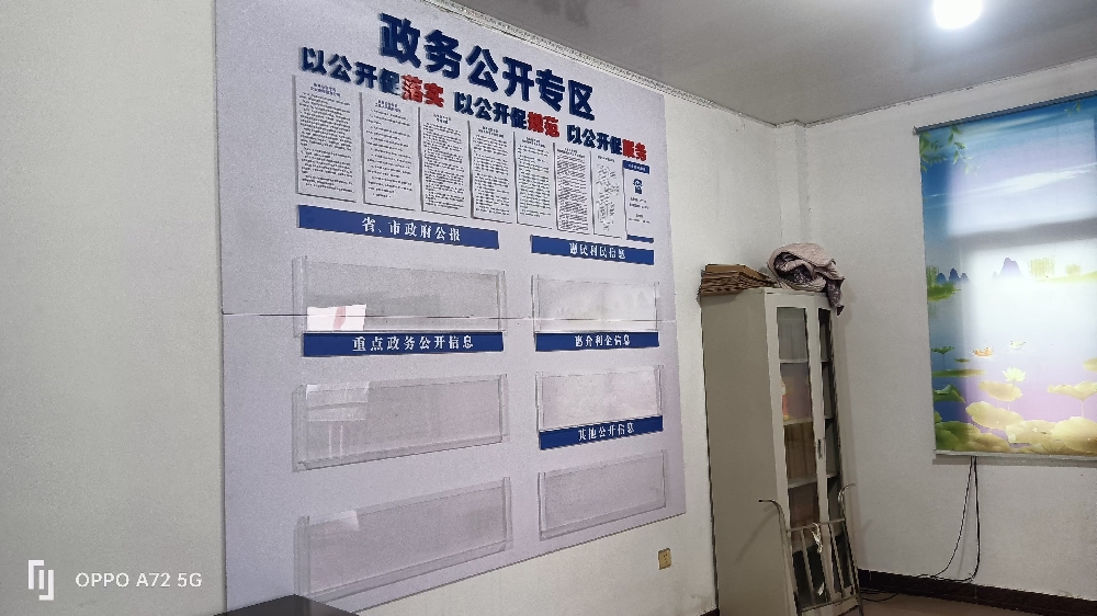 漓江镇富桥村政务公开专区建设