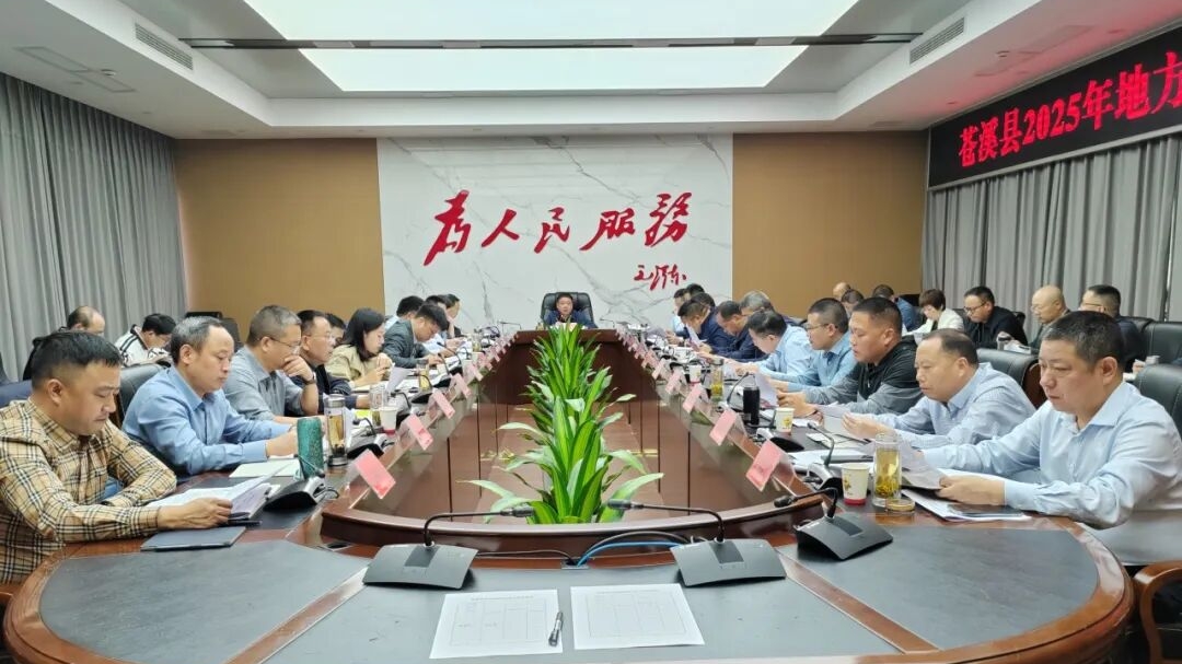 苍溪县2025年地方政府专项债券项目推进工作专题会召开