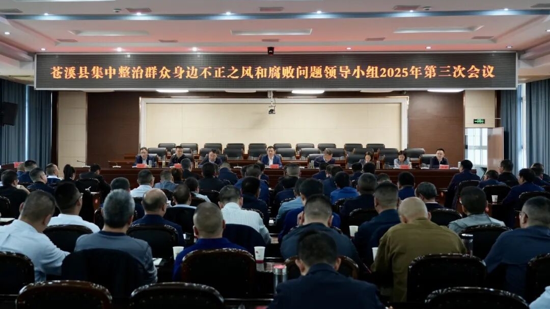 苍溪县集中整治群众身边不正之风和腐败问题领导小组20...