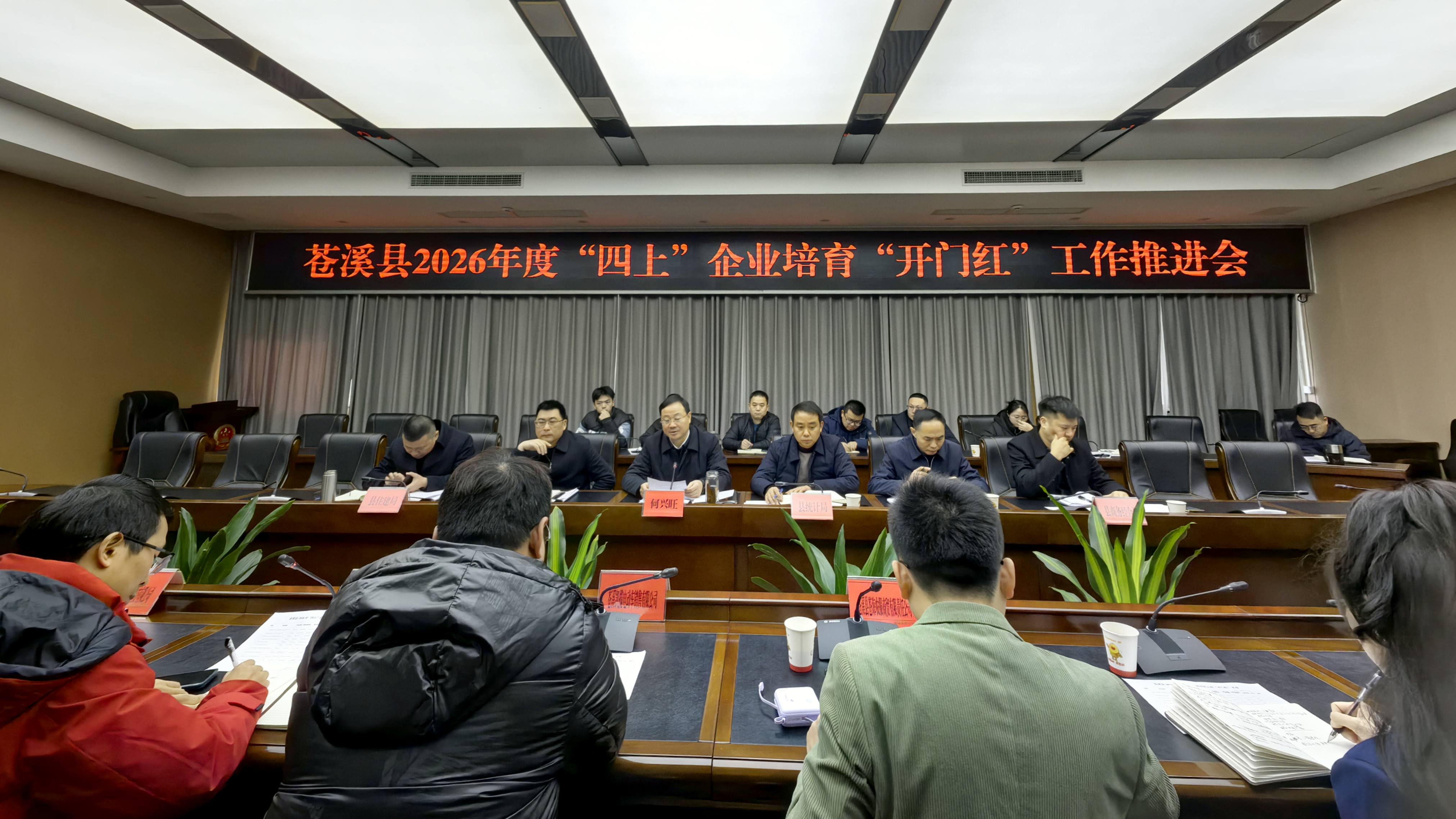 苍溪县召开2026年“四上”企业培育“开门红”工作推进...