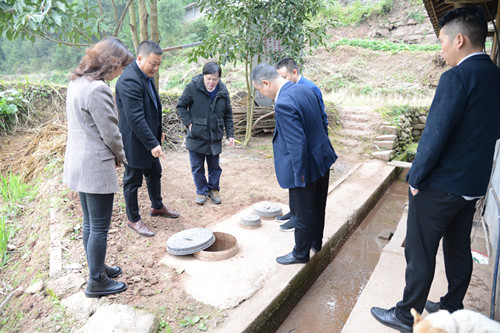 省生态环境投资评估与绩效评价<font color='red'>中</font>心到苍溪县开展2019年度四川省农村生活污水治理“千村示范工程”以奖代补资金绩效评价工作